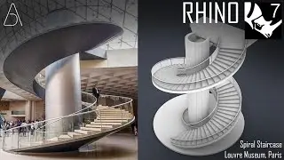 Spiral Staircase - Rhino Basic Architecture Tutorials