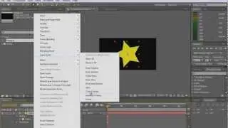 Как изменить цвет слоя after effects?