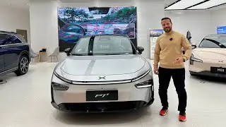 XPENG P7+ إكس بنج بى سفن بلاس شكل رائع ومختلف , طولها ٥ متر, مدى٧٢٥كم, قويه ٣١٣ حصان, فيها ١٢ كاميرا