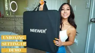 NEEWER RING LIGHT | UNBOXING + DEMO