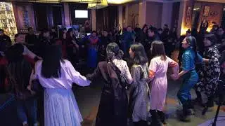 LUNAR NEW YEAR DANCE IN MONGOLIA (Audio fixed)