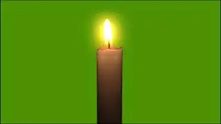 Candle flame green screen effect free to use| No Copyright