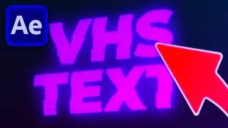 How to Create a Simple VHS Text Effect in After Effects