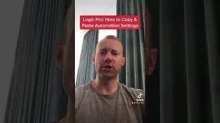 Logic Pro: How to Copy & Paste Automation Settings