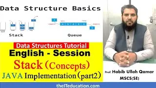 [ENG] What is Stack Data Structure Concepts and Working with java implementation Lecture