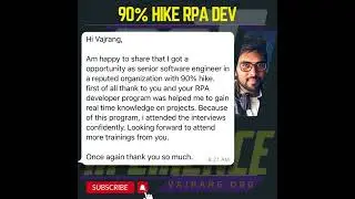 UiPath UiPath Job Offers  UiPath Training  RPA Dev In 30 Days 90 HIKE RPA DEV