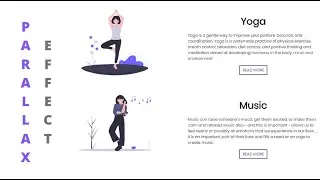 SCROLL EFFECT || PARALLAX EFFECT USING LAX JS || HTML , CSS , BOOTSTRAP & JS