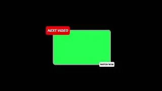 WATCH NEXT End Video Template | GREEN SCREEN | SKY FX