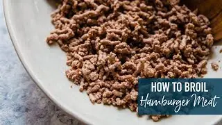 How to cook ground beef!