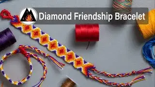DIY Diamond Pattern Friendship Bracelet