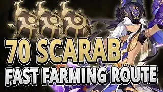 Scarab 70 Locations FAST FARMING ROUTE +TIMESTAMPS | Genshin Impact 3.1