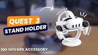 Meta Quest 3 Stand Holder for VR headset and controllers : an practical and elegant VR Accessory