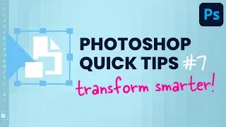 Photoshop Quick Tips: Stop Transforming Raster Images #shorts