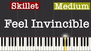 Skillet - Feel Invincible Piano Tutorial | Medium