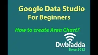 How to create Area chart in google data studio