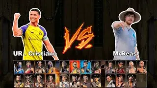 AO VIVO: UR · Cristiano Ronaldo vs MrBeast (Cristiano Ronaldo New Channel)