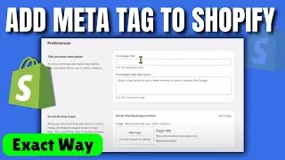 How to add meta tag to shopify 2024