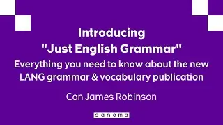 Introducing "Just English Grammar"