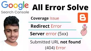 Google Search Console All Error Solved 2021 | 5xx Error | 404 Error | Redirect Error