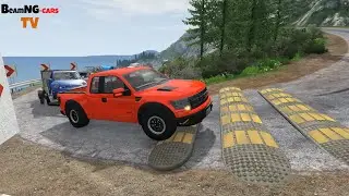 Cars vs Massive Speed Bumps #7 - BeamNG.drive | BeamNG-Cars TV