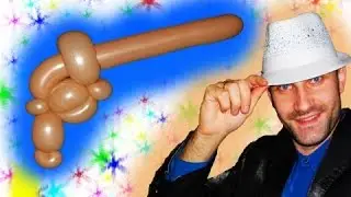 Пистолет (револьвер) из одного шарика шдм ★ gun from a balloon