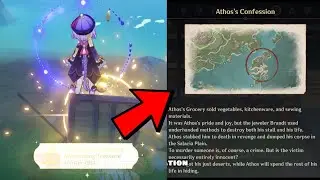Athos's Confession Treasure Location & Puzzle | Genshin impact 4.2
