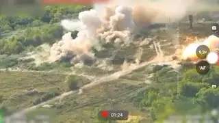 UKRAINAINS CALLED AN AIRSTRIKE WITH PRECISE GBU-39 BOMB ON RUSSIAN POSITIONS IN CHASIV YAR || 2024