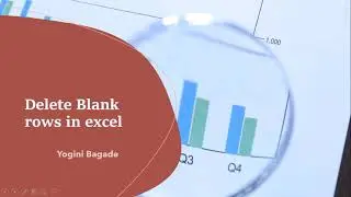 Delete Blank rows in excel