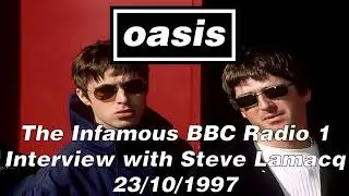 Liam and Noel Gallagher - Interview on BBC Radio 1 with Steve Lamacq, 23/10/1997