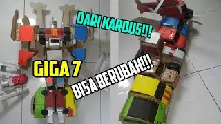 CARDBOARD DIY TOBOT GIGA 7 CAN INTEGRATE