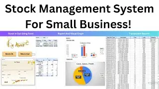 Build a Stock Management System in Excel with VBA for Small Businesses - Step-by-Step Tutorial