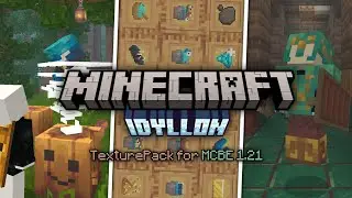 Texture pack for MCPE 1.21 Idyllon