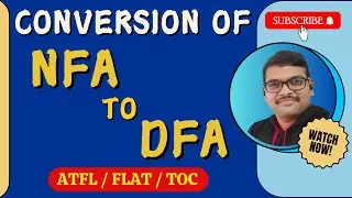 CONVERSION OF NFA TO DFA WITH EXAMPLES IN AUTOMATA THEORY || NFA TO DFA CONVERSION || TOC