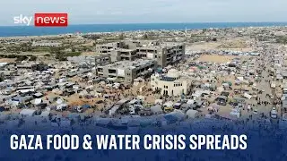 Displaced Gazans facing growing food and water crisis | Israel-Hamas war