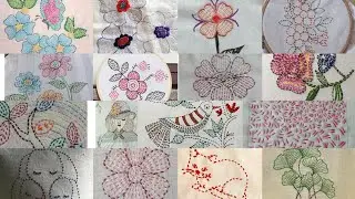 Beautiful Running Stitch Embroidery Ideas||Sashiko Embroidery|| Kantha Embroidery designs||