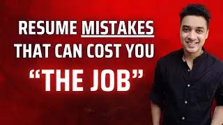 Resume Mistakes to avoid | Top 5 Worst Mistakes | RPA