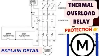 Thermal overload protection kya hai?|Thermal relay Working |3 phasemotor protection#motorprotection