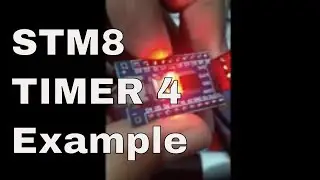 STM8 TIMER 4 example | STM8 Timer Tutorial | STM8 Cosmic C | STM8 delay_us | STM8 delay_ms