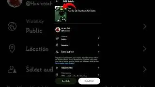 How To Set Thumbnail For Shorts | Add Thumbnail For YouTube Short | Thumbnail Editing #shorts #trend