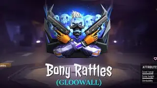 Bony Rattles Gloowall in Free Fire | New Gloo Wall Skin