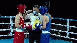 Finals (50kg) MANASIKHIN NIKITA (RUS) vs DUMINIK HEKTOR (UKR)  | EUBC Junior Tbilisi 2021