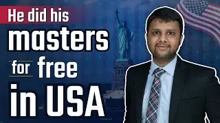 He completed his data science masters in USA for FREE!