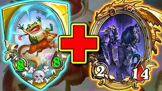 Leapers are DISGUSTING with Golden Titus! | Hearthstone Battlegrounds