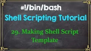 Shell Script Template | Standardize your script creation