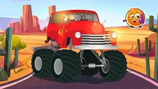 Learning to count with monster trucks and other cars for kids