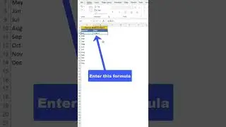 convert month to dates in excel 