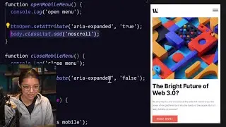 Coding walkthrough: building a website w/ HTML, SCSS, JS