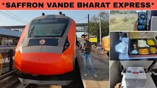 *India's Most Favourite Train* Saffron Vande Bharat Inauguration | Ahmedabad to Mumbai Full Journey.
