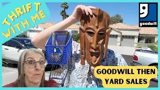 First Goodwill Then Yard Sales | Thrift With Me