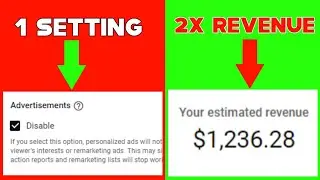 1 Setting Will Boost Your Revenue || Interest Based Ads Enable Or Disable
